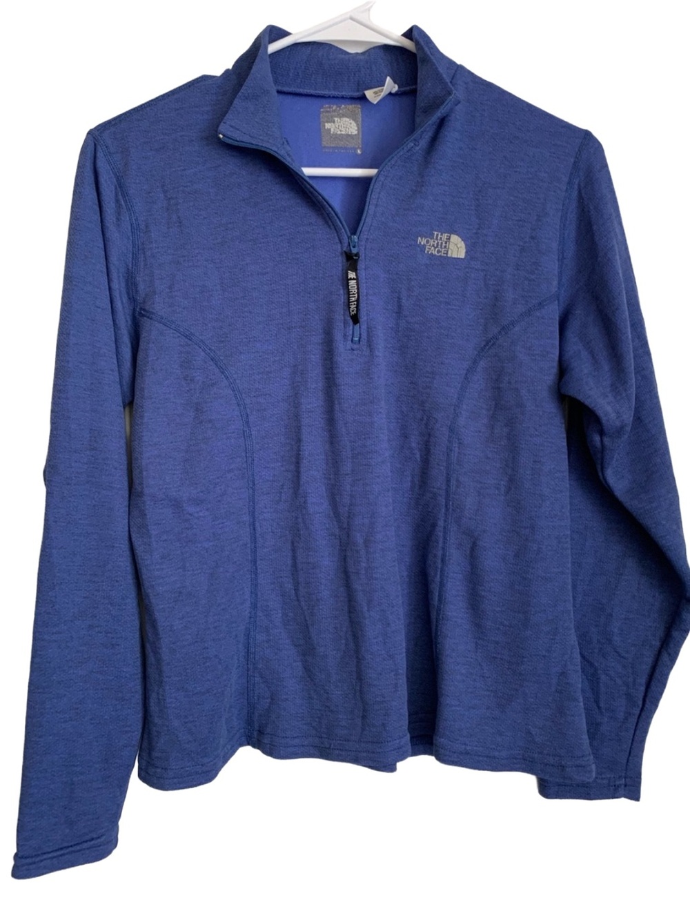 THE NORTH FACE Women’s Purple Blue Long Sleeve 1/4 Zip Pullover Jacket